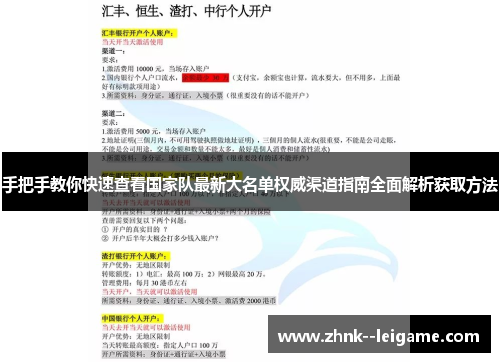 手把手教你快速查看国家队最新大名单权威渠道指南全面解析获取方法